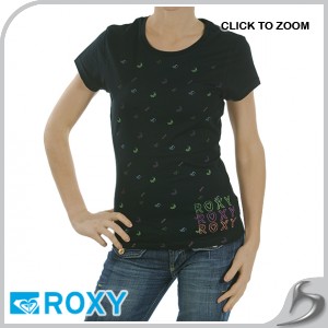 Roxy T-Shirts - Roxy Last Dance T-Shirt - Black