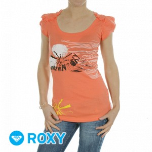 T-Shirts - Roxy Lone Tree T-shirt - Coral