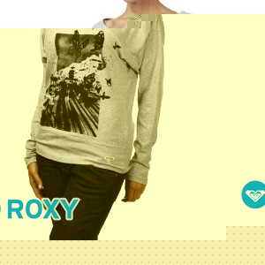 T-Shirts - Roxy Look Out Green Long Sleeve