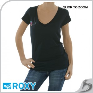 T-Shirts - Roxy Ringo T-Shirt - Black
