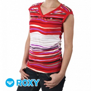Roxy T-Shirts - Roxy Star Powder Print T-Shirt -