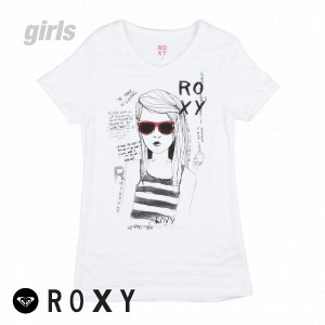 Roxy T-Shirts - Roxy Sunglasses T-Shirt - White
