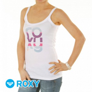 T-Shirts - Roxy Valley Strappy Top - White