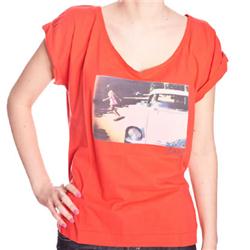 Roxy Vintage Sk8 T-Shirt - Washed Red