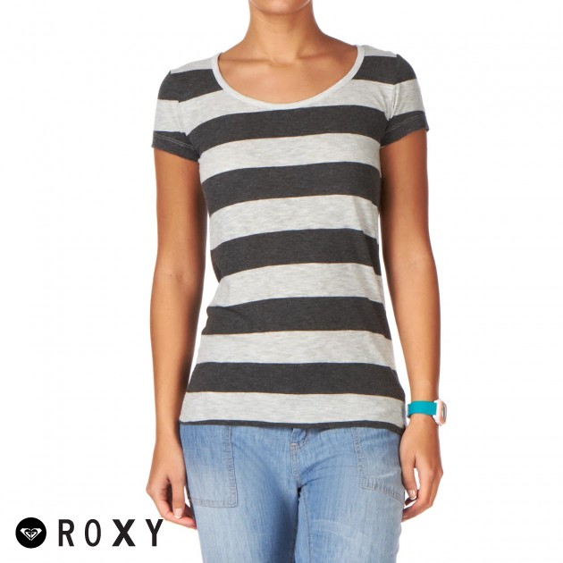 Womens Roxy Indio T-Shirt - Graphite