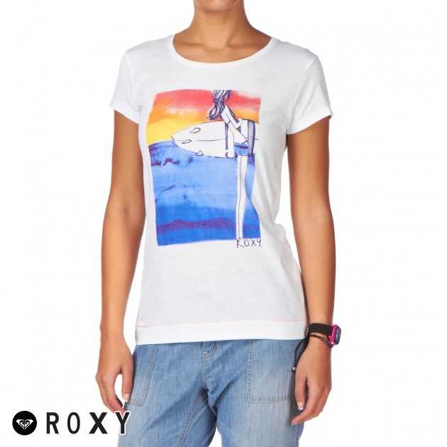 Roxy Womens Roxy Palm Tree T-Shirt - Tropic Blue