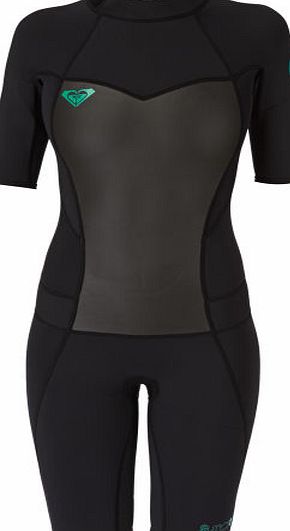 Roxy Womens Roxy Syncro 2mm Fl Back Zip Shorty