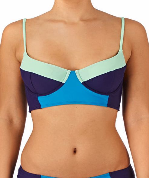 Roxy Womens Roxy Underwire Cami Bikini Top - Astral