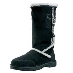 roxy Wooly Boots - Black