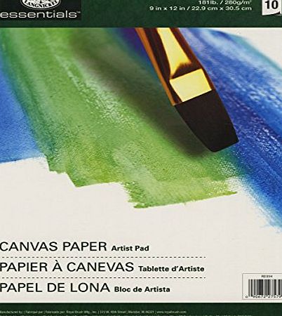 Royal & Langnickel 10 Page 9x12 Canvas Paper Artist Pad