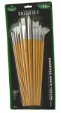 Royal & Langnickel 12pc Value Pack Assorted White Taklon Brush Set