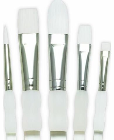 Royal and Langnickel 5 Piece White Taklon Set