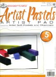 Soft Pastel and Charcoal Artists Pad 9`x12` 12 Assorted Colour Tone Sheets