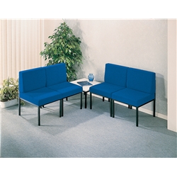 Blue Reception Seating