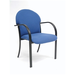 Royal Blue Saturn Steel Visitor Chair.