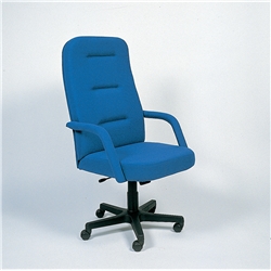 Blue Sterling High Back Manager Chair.