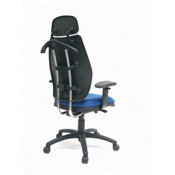 Royal Blue Trader High Back Manager Chair.