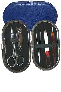 Royal Cosmetics Personal Manicure Set-5 piece Blue Compact