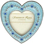 Royal Doulton 1.5 Small Blue Heart And Enamel Diamante Frame