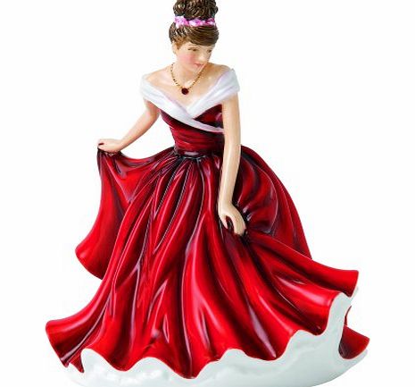 Royal Doulton 17 cm January Garnet