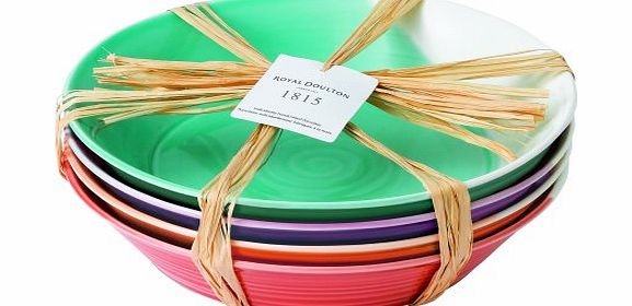 Royal Doulton 1815 4-Piece Brights Pasta Bowl Set