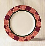 Royal Doulton 22cm Red Check Plate