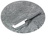 Royal Doulton 26 cm Cheeseboard with Knife - Grey