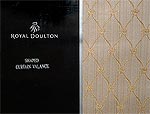 Royal Doulton 3 Width Cream- Shaped Valance