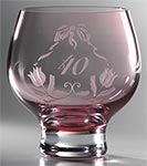 Royal Doulton 40th Bowl Amethyst