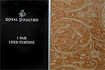 Royal Doulton 90 x 72 Gold- Lined Curtain