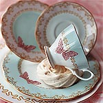 Royal Doulton Accent Dessert Plate Square Cerise