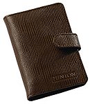 Royal Doulton Brown Leather Business Card Case