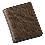 Royal Doulton Brown Leather Credit Card Holder