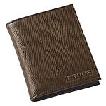 Royal Doulton Brown Leather Credit Card Holder