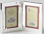 Royal Doulton Bunnykins Silver Plated Birthday Record Frame