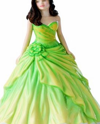 Royal Doulton Claire Pretty Ladies Figurine, Green