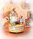 Royal Doulton Mrs Rabbit & Bunnies Music Box