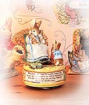 Mrs Rabbit & Bunnies Music Box