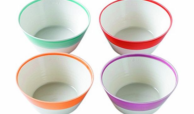 Royal Doulton Porcelain 1815 Brights Cereal Bowl, Set of 4, Multi-Colour