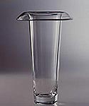 Royal Doulton Roll Top Vase - Clear