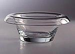 Royal Doulton Rolled Top Bowl Clear