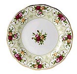 Royal Doulton Rose Cameo Green Plate - 20 cm