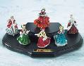 set of 6 miniatures with free plinth