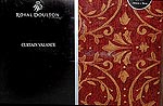 Royal Doulton Shield Burgundy Valance