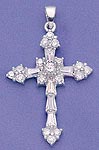 Sterling Cross with Zirconia
