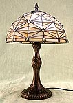 Royal Doulton Tiffany Lamp Domed - 30 cm High