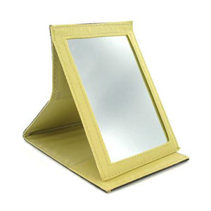 Royal Folding Travel Mirror - Burgundy
