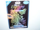 Royal Langnickel A5 ENGRAVING ART and SCRAPER TOOL RAINBOW FOIL BUTTERFLY