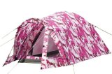 Royal Leisure Royal Phoenix 2 Berth Pink Camouflage Tent - D-shaped inner tent for easy access