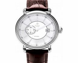 Royal London Mens Automatic Brown Leather Watch